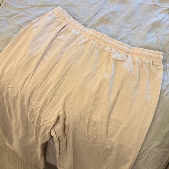 3/$19 NWT Wide leg linen pants - Picture 6 of 15
